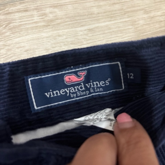 Vineyard Vines Navy Corduroy Trousers - Picture 2 of 2